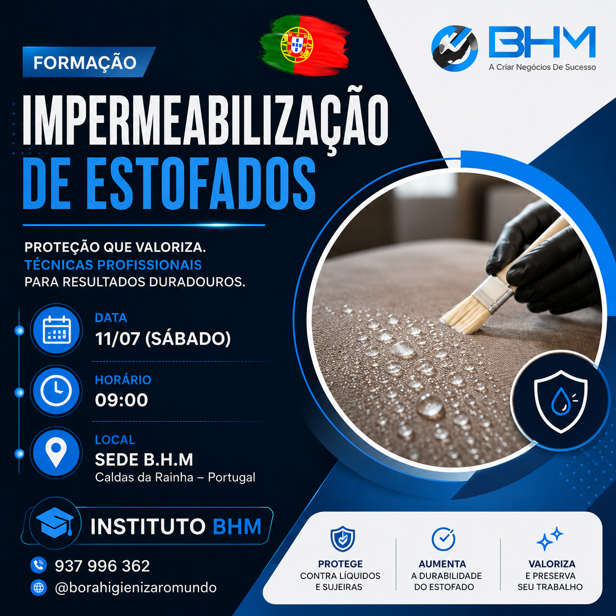 Impermeabilização de Estofados 🇵🇹